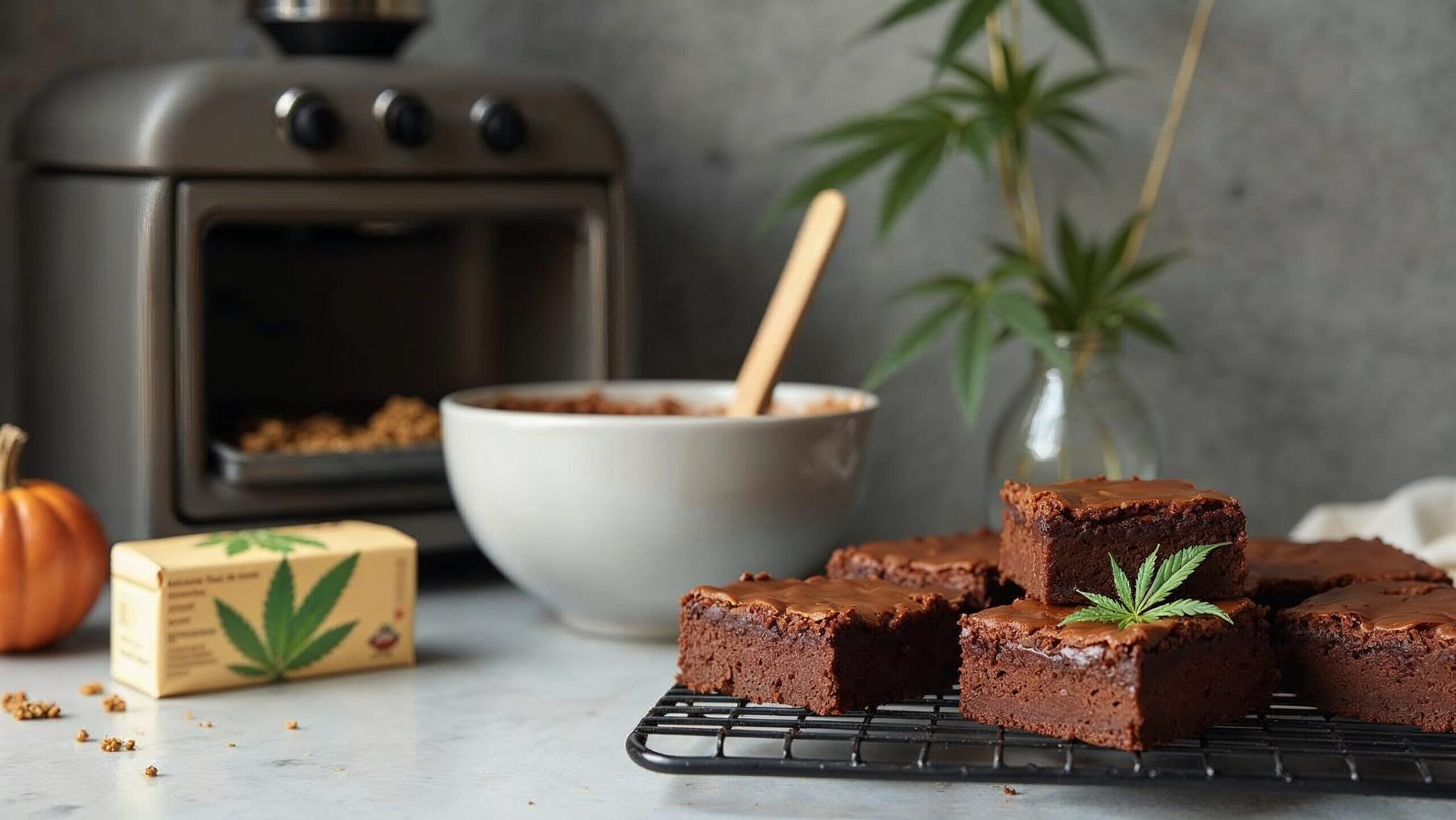 making of a weed brownie