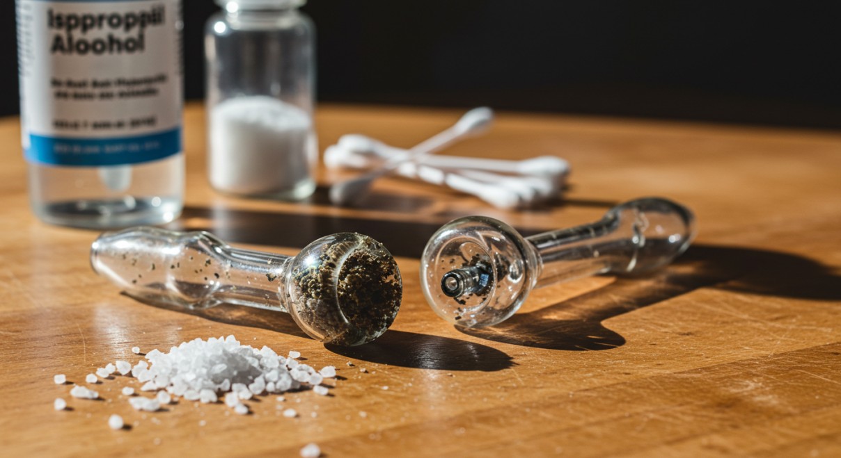 how to clean a weed pipe
